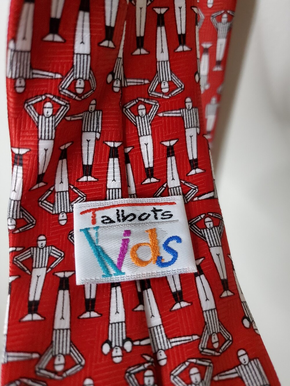 Vintage Talbots Kids Referee Pattern Necktie
